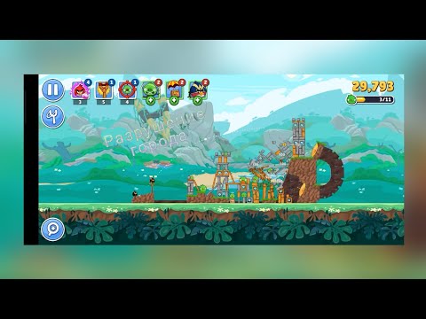 Видео: Разрушение города в angry birds 