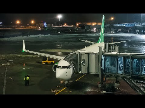 Видео: Boeing 737-800 а/к Туркменские авиалинии | Рейс Москва — Ашхабад