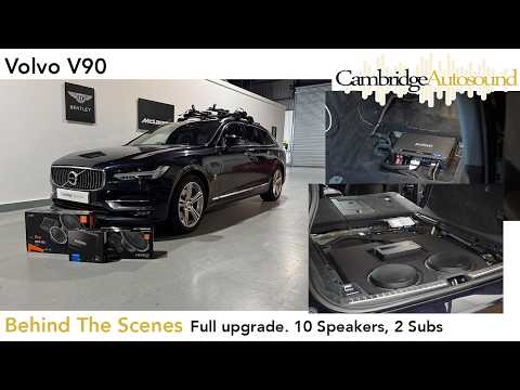 Видео: Полная модернизация аудиосистемы Volvo V90. Усилители Audison, динамики Hertz и сабвуферы.
