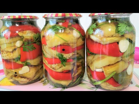 Видео: Маринованные Баклажаны на Зиму! Самый ВКУСНЫЙ Рецепт! Обалденная Закуска!