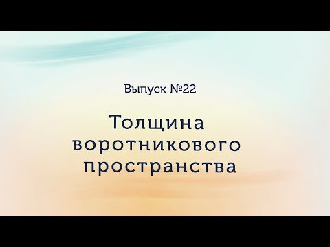 Видео: Толщина воротникового пространства (ТВП)