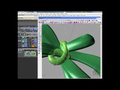 Видео: Кольцо Бант моделирование в Matrix 6 + T-Splines (часть 2 из 9)