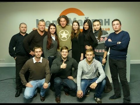 Видео: 2014-11-06, прес-центр, мистецький прес-пойнт Кузьма (гурт "Скрябін")