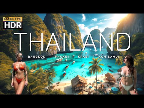 Видео: 🇹🇭 4K HDR | Таиланд 2024 Удивительно красивые природные пейзажи | БАНГКОК - ПХУКЕТ - КРАБИ - САМУИ