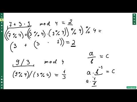 Видео: 013 Модулярная арифметика Modular arithmetic