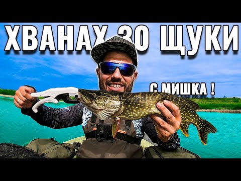 Видео: ХВАНАХ 30 ЩУКИ С МИШКА !! Риболов Мечта !