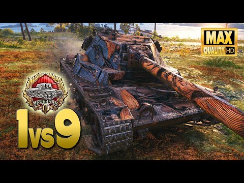 Видео: Lansen C: Медаль Расейняй, 1 против 9 - World of Tanks