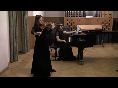 Видео: Й.Сук, "Бурлеска". Исп. Е.Шмидт (скрипка), А.Бородкина (фортепиано)