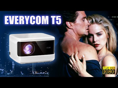 Видео: Проектор заменит телевизор? EVERYCOM T5 Новый Full HD SMART TV проектор 1 lcd! #2