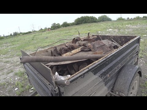Видео: Огромный трак! Погодка чуть подвела с металлокопом! Но результат шикарный!