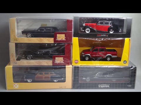 Видео: Пополнение коллекции: масштабные модели автомобилей ЗиЛ-130 DiP Models - американские лимузины 1:43