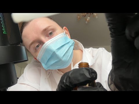 Видео: АСМР ASMR осмотр у дерматолога + чистка кожи / ролевая игра