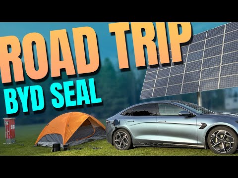 Видео: Отчёт о путешествии BYD SEAL: расход, зарядка и обогрев палатки! | 100% солнечной энергии