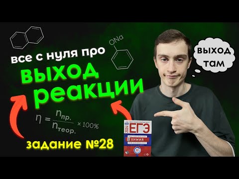 Видео: 28 задание из ЕГЭ по химии за 20 минут + практика | Химия ЕГЭ | выход реакции