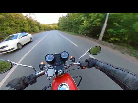 Видео: Китайский Mikuni на Яву #3 :: Первое впечатление на дороге