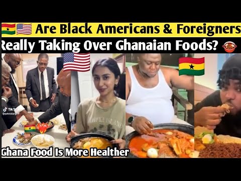 Видео: 🇬🇭🇺🇸 Действительно ли чернокожие американцы и иностранцы захватывают ганскую кухню? 🍲 | Fufu Edit...