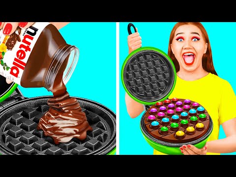 Видео: Простые Лайфхаки с Нутеллой Челлендж от FUN FOOD