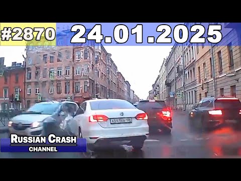 Видео: ДТП. Подборка на видеорегистратор за 24.01.2025 Январь 2025