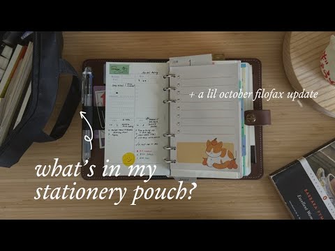 Видео: канцелярский мешочек, который я ношу с собой везде (идеальный и портативный)