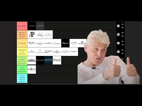 Видео: Новый Рейтинг Часовых Брендов 2024 - 2025 / Ранжируем Марки Часов в стиле "Олег Тиньков Поясняет" Ч1