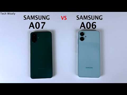 Видео: SAMSUNG A07 против A06 — Тест скорости