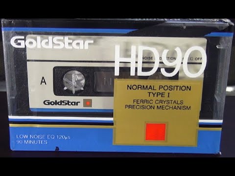 Видео: Вскрытие покажет! Кассета GoldStar HD90. 1989г #audiocassette