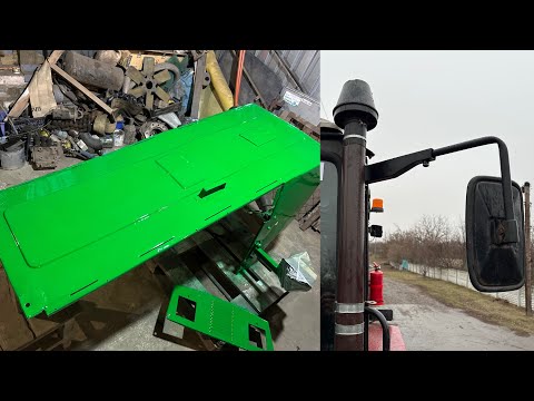 Видео: Пофарбував капот на Юмз🚜 нові кронштейни дзеркал на мтз👍✅