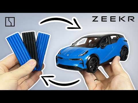 Видео: Я создал шедевр ZEEKR X из пластилина за 150 часов работы