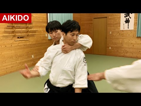 Видео: Крупный план Master Мастер айкидо, Сиракава Рюдзи Шихан