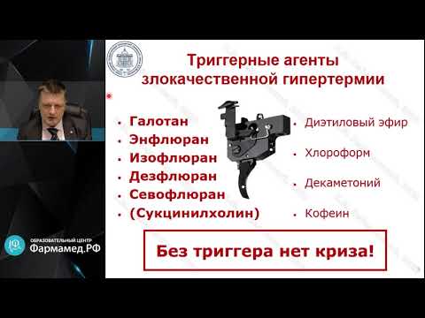 Видео: Злокачественная гипертермия 2020 Лебединский К.М