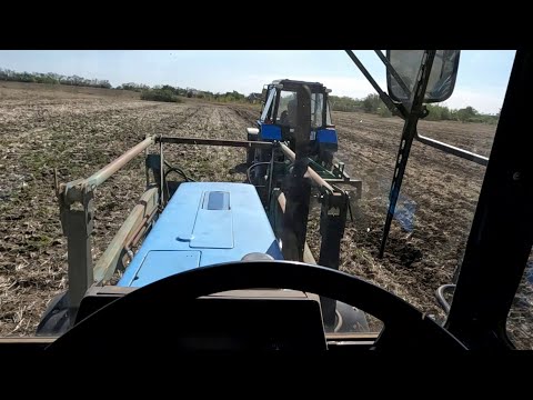 Видео: МТЗ 82.1 И чизель, последние гектары. Самодельный чизель для трактора МТЗ 82.1