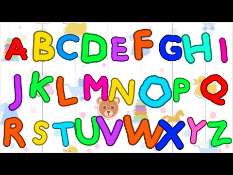 Видео: Песня ABC с красочной анимацией