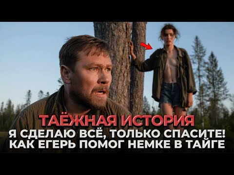 Видео: Одинокий Егерь Нашел НЕМКУ Привязанную к Дереву. Теперь Они Наедине в Глухой Тайге