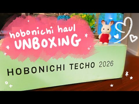 Видео: Hobonichi Haul! Распаковка заказа 2026 года 🍃 *ੈ✩‧₊˚