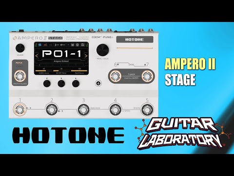 Видео: Гитарный процессор Hotone Ampero II Stage || Подходит также для баса, акустики, клавиш и вокала