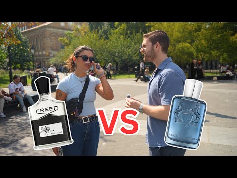 Видео: Creed Aventus против Parfums De Marly Sedley (Битва ароматов с реакцией женщин)