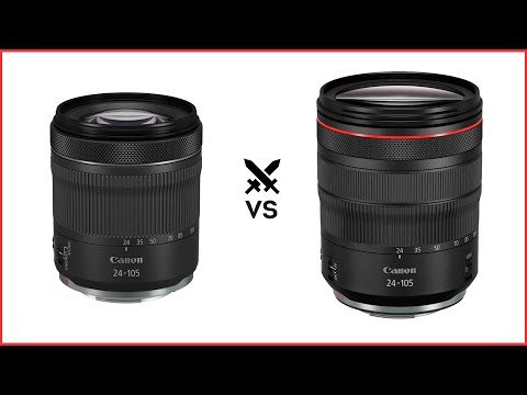Видео: Сравнение объективов Canon 24 105 f4-7.1 vs f4 l в студии!