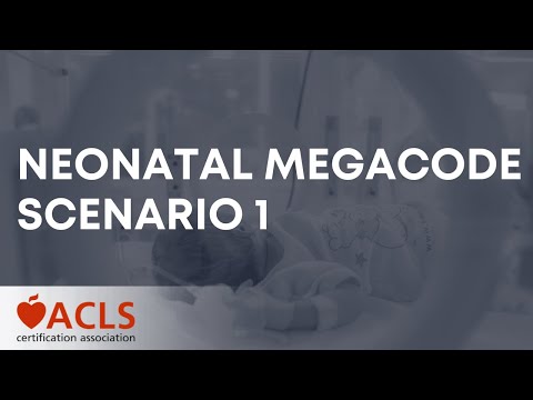 Видео: Сценарий 1 NRP Megacode | Ассоциация сертификации ACLS