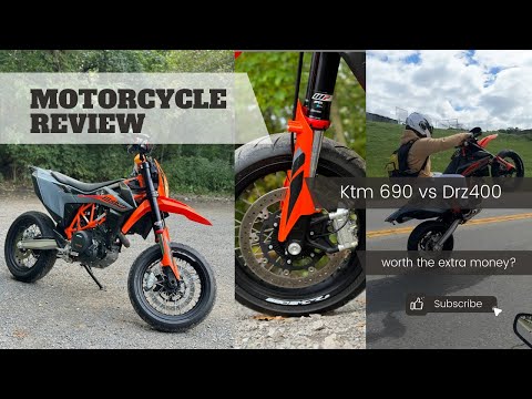 Видео: Ktm 690 SMCR против Drz400 — мой честный обзор