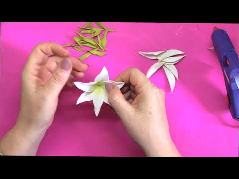 Видео: ЛИЛИИ из фоамирана