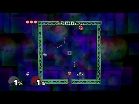 Видео: Super Smash Bros. Melee Target Test, кооперативный режим для 2 игроков, 60 кадров в секунду