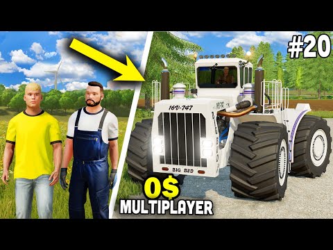 Видео: МЕГА ФЕРМА с 0$ на плоской карте с @FarmingGenius 👉 #20