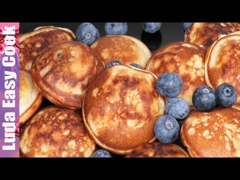 Видео: Забавные ОЛАДЬИ ВИКИНГОВ с начинкой ОЛАДУШКИ пышки! Ешь и Наслаждайся! DUTCH MINI PANCAKES