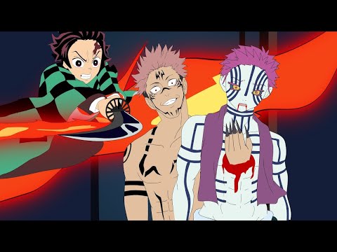 Видео: Если бы Сукуна попал в аниме Клинок, рассекающий Демонов