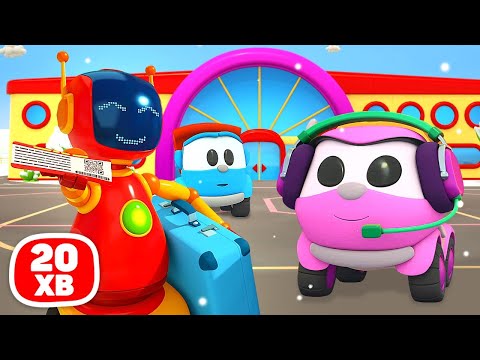 Видео: ✈️🚗 Вантажівочка Льова та його друзі в аеропорту: мультфільм про машинки для дітей