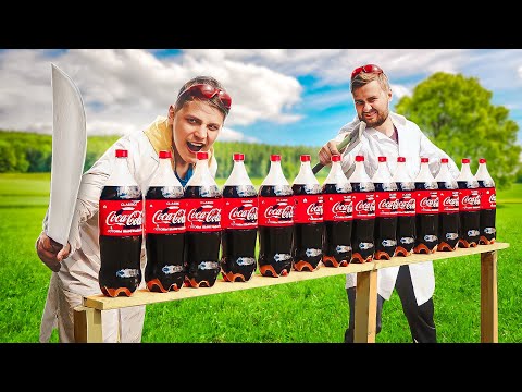 Видео: МАЧЕТЕ VS МНОГО БУТЫЛОК КОКА-КОЛЫ
