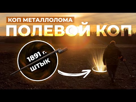 Видео: СОБРАЛИСЬ КОПАТЬ МЕТАЛЛ, А ОТКОПАЛИ ... / Полевой коп на перепаханном поле и штык прямо посреди поля