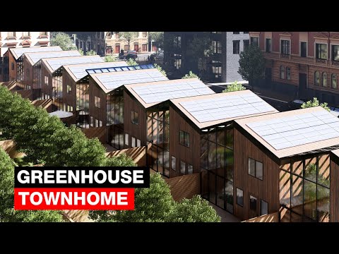 Видео: Я спроектировал эти таунхаусы-теплицы