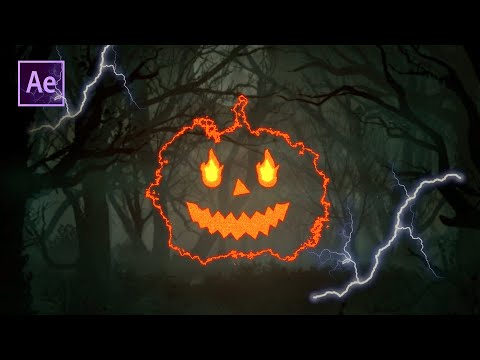 Видео: Создаем ХЭЛЛОУИН интро в After Effects за 15 минут l Halloween intro in After Effects