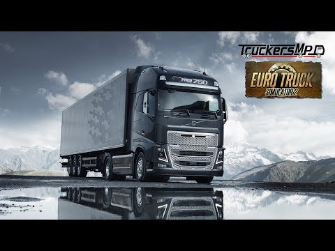 Видео: Прохождение игры Euro Truck Simulator 2 #300 MP NS Эксклюзив.  Жесть на трассах... Часть 2
